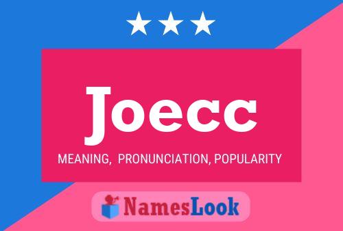 Joecc Namensposter