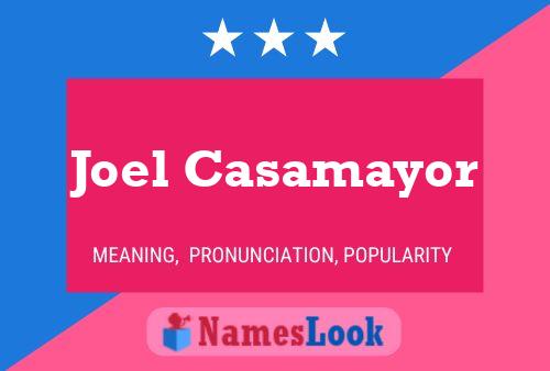 Joel Casamayor Namensposter