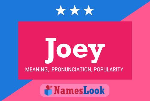 Joey Namensposter