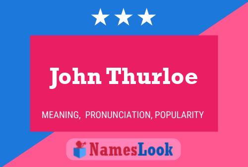 John Thurloe Namensposter