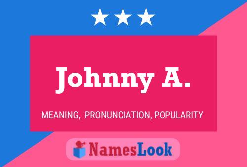 Johnny A. Namensposter