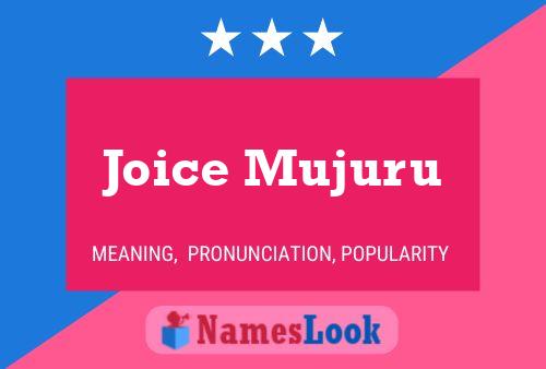 Joice Mujuru Namensposter