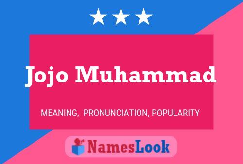 Jojo Muhammad Namensposter