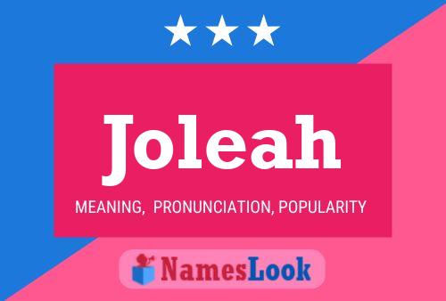 Joleah Namensposter