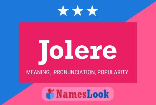 Jolere Namensposter