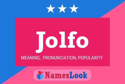 Jolfo Namensposter