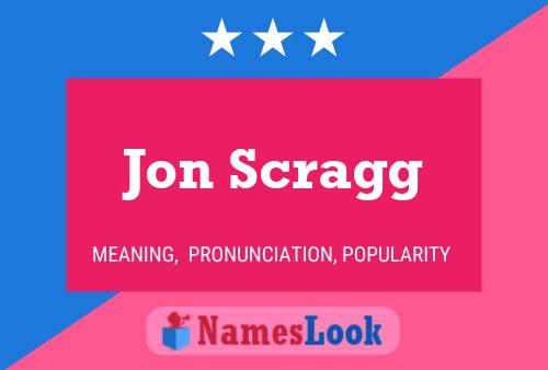 Jon Scragg Namensposter