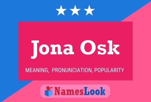 Jona Osk Namensposter