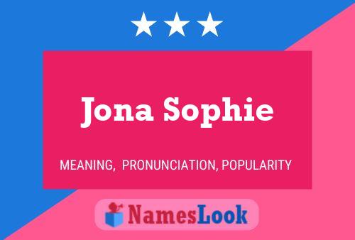 Jona Sophie Namensposter