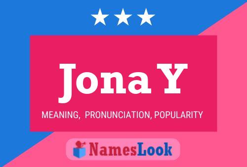 Jona Y Namensposter