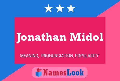 Jonathan Midol Namensposter