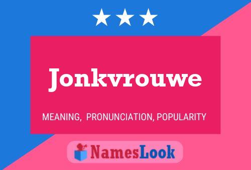 Jonkvrouwe Namensposter