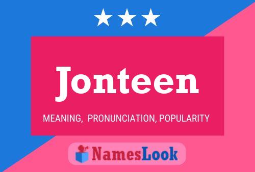 Jonteen Namensposter