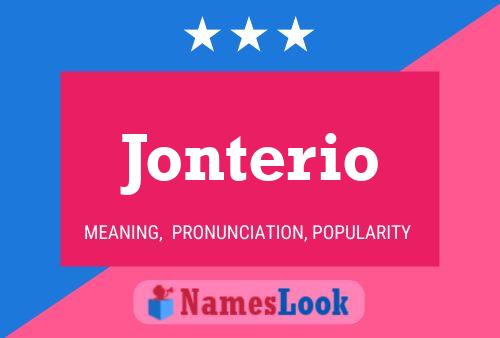 Jonterio Namensposter