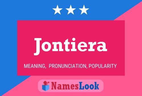 Jontiera Namensposter