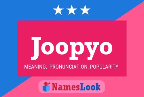 Joopyo Namensposter