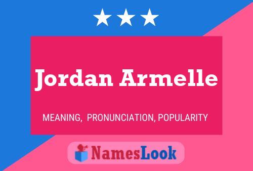 Jordan Armelle Namensposter