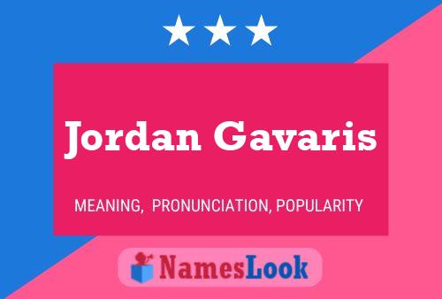 Jordan Gavaris Namensposter