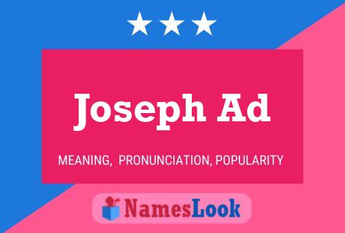 Joseph Ad Namensposter