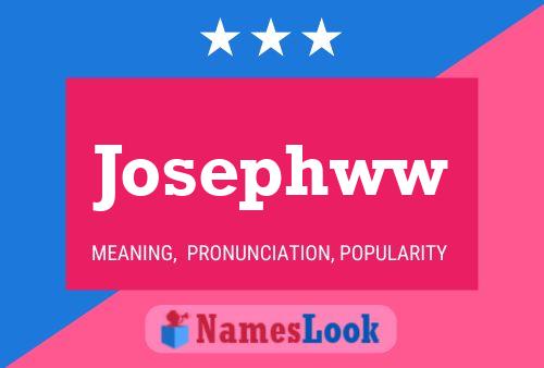 Josephww Namensposter