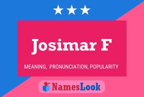 Josimar F Namensposter