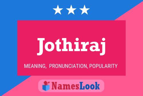 Jothiraj Namensposter