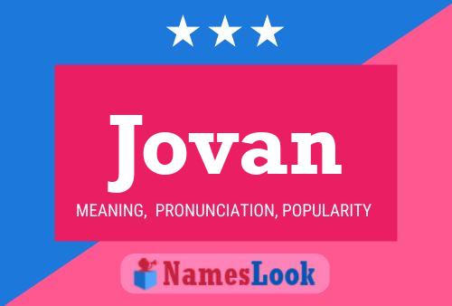 Jovan Namensposter