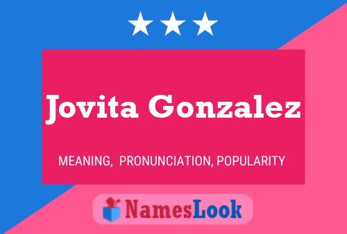 Jovita Gonzalez Namensposter