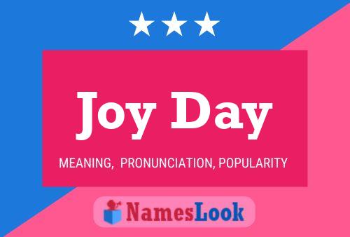 Joy Day Namensposter