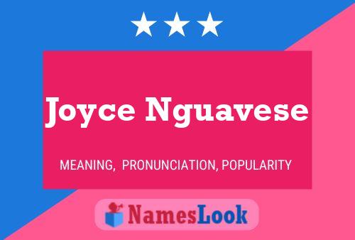 Joyce Nguavese Namensposter