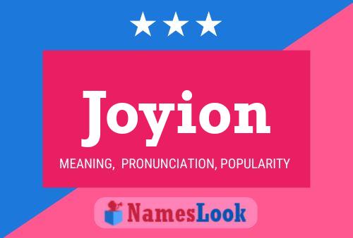 Joyion Namensposter