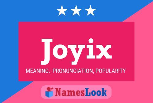 Joyix Namensposter