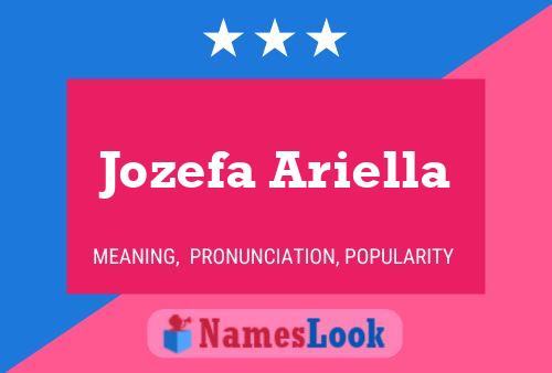 Jozefa Ariella Namensposter