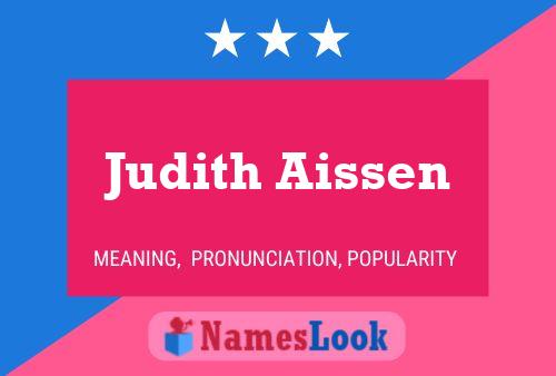 Judith Aissen Namensposter