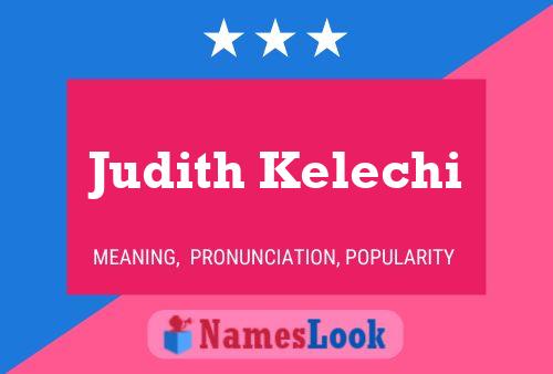 Judith Kelechi Namensposter