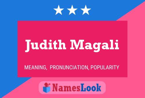 Judith Magali Namensposter