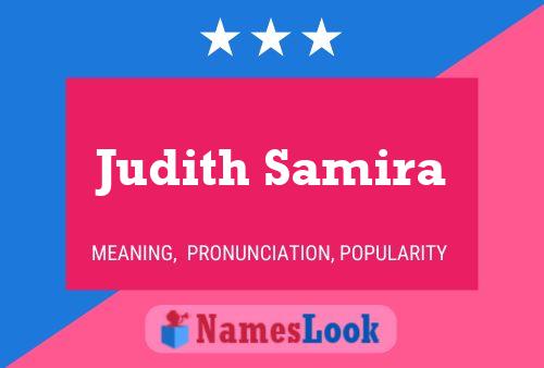 Judith Samira Namensposter