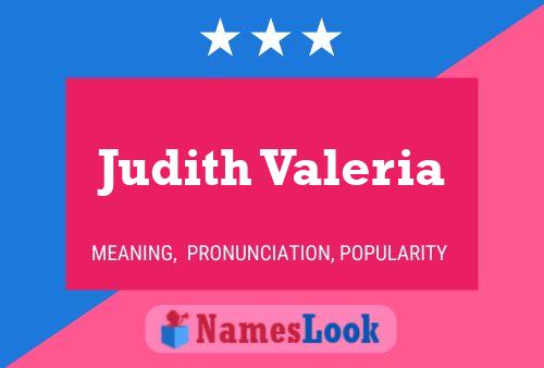 Judith Valeria Namensposter