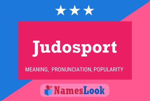 Judosport Namensposter