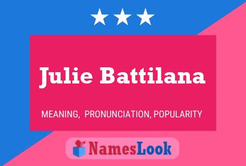 Julie Battilana Namensposter