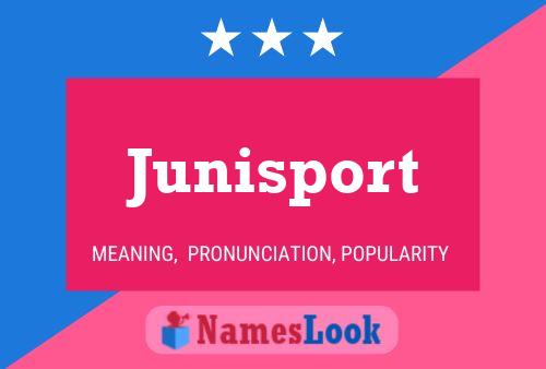 Junisport Namensposter