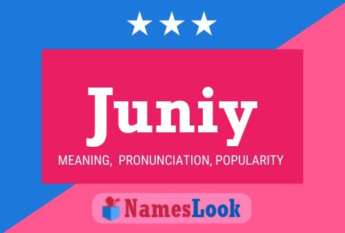 Juniy Namensposter