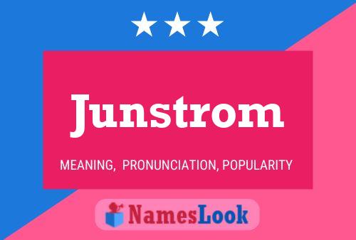 Junstrom Namensposter