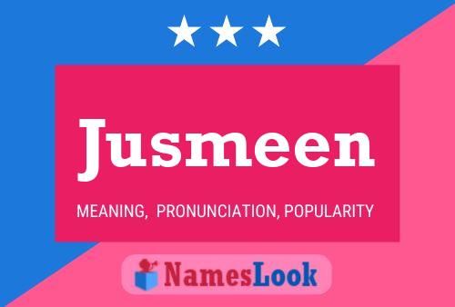 Jusmeen Namensposter