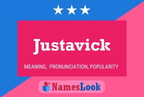 Justavick Namensposter