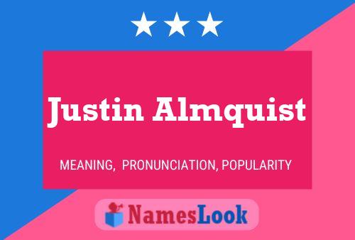 Justin Almquist Namensposter