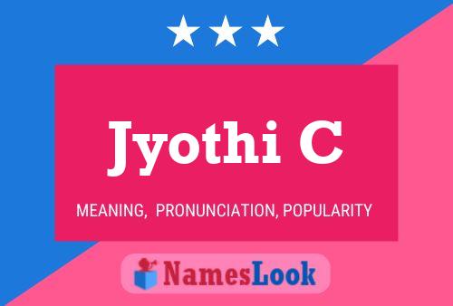 Jyothi C Namensposter