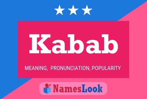 Kabab Namensposter