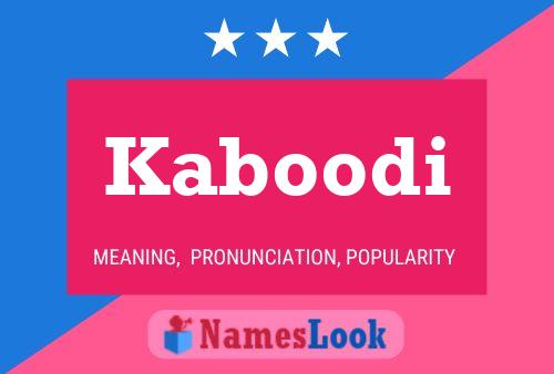 Kaboodi Namensposter