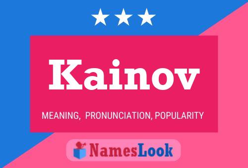 Kainov Namensposter